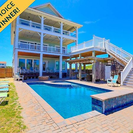 Villa 6007 Happy Sol Oceanfront Heatable Pool Nags Head Exterior foto