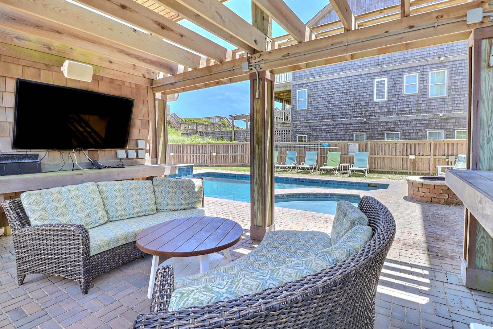 Villa 6007 Happy Sol Oceanfront Heatable Pool Nags Head Exterior foto